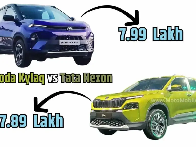 Skoda Kylaq vs Tata Nexon