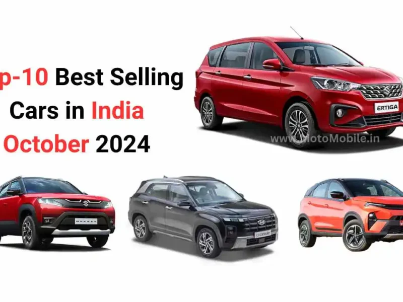 Top-10 Best Selling Cars in India October 2024