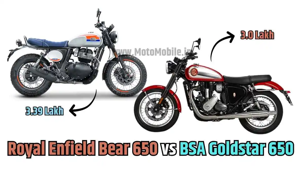 Royal Enfield Bear 650 vs BSA Goldstar 650