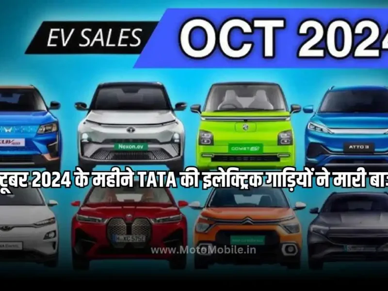 अक्टूबर 2024 के महीने TATA की इलेक्ट्रिक गाड़ियों ने मारी बाजी, जाने बाकी कंपनियों का क्या रहा हाल