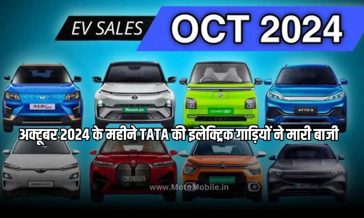 Top 10 EV Car Brand sales in October 2024